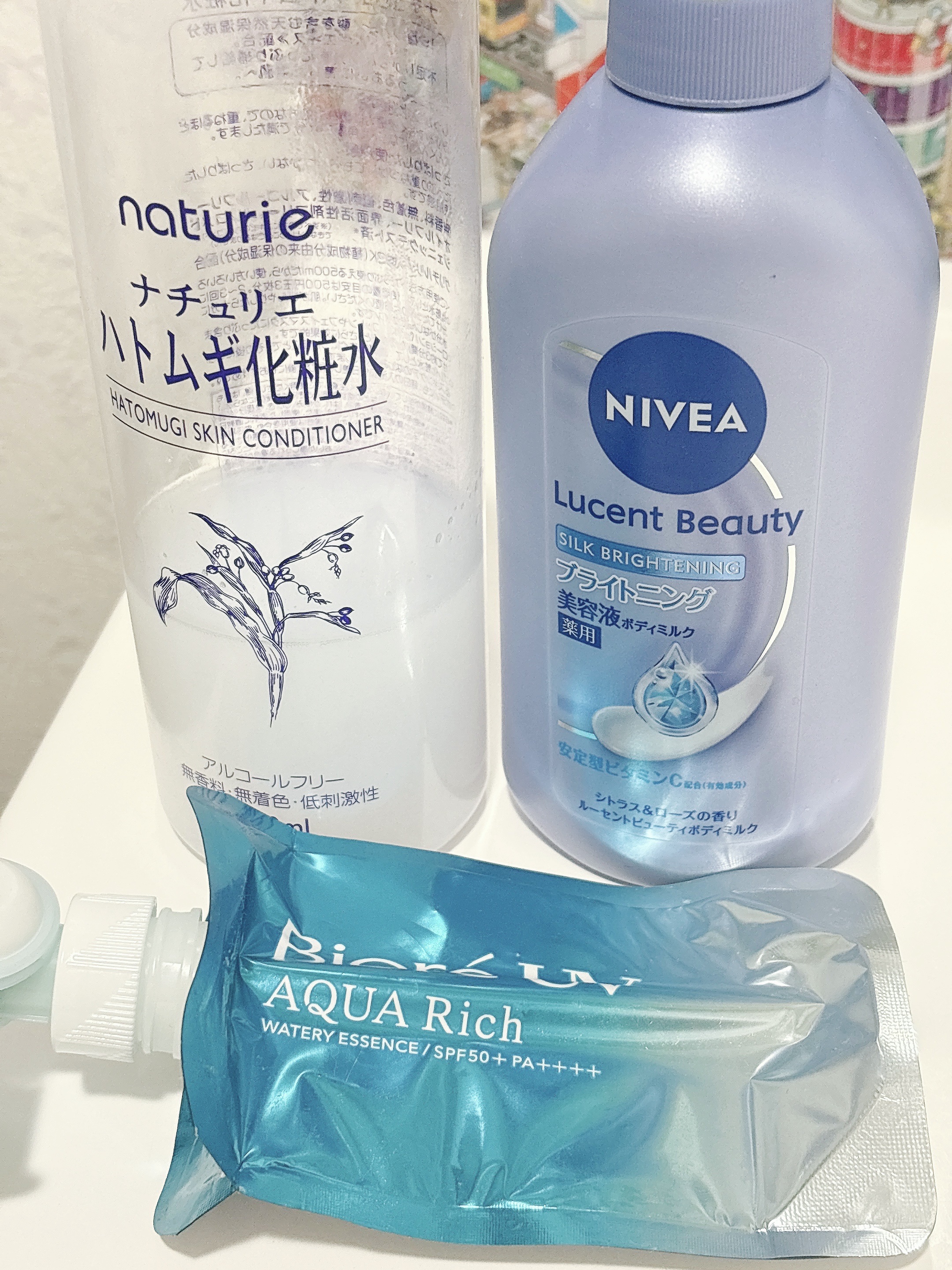 ビオレUV アクアリッチ ウォータリーエッセンス/ビオレ/日焼け止めローションを使ったクチコミ（1枚目）