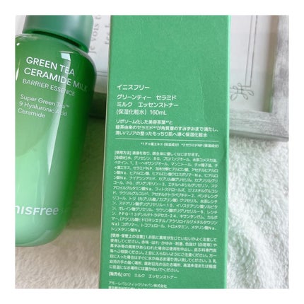 グリーンティー セラミド ミルク エッセンストナー/innisfree/化粧水を使ったクチコミ(6枚目)
