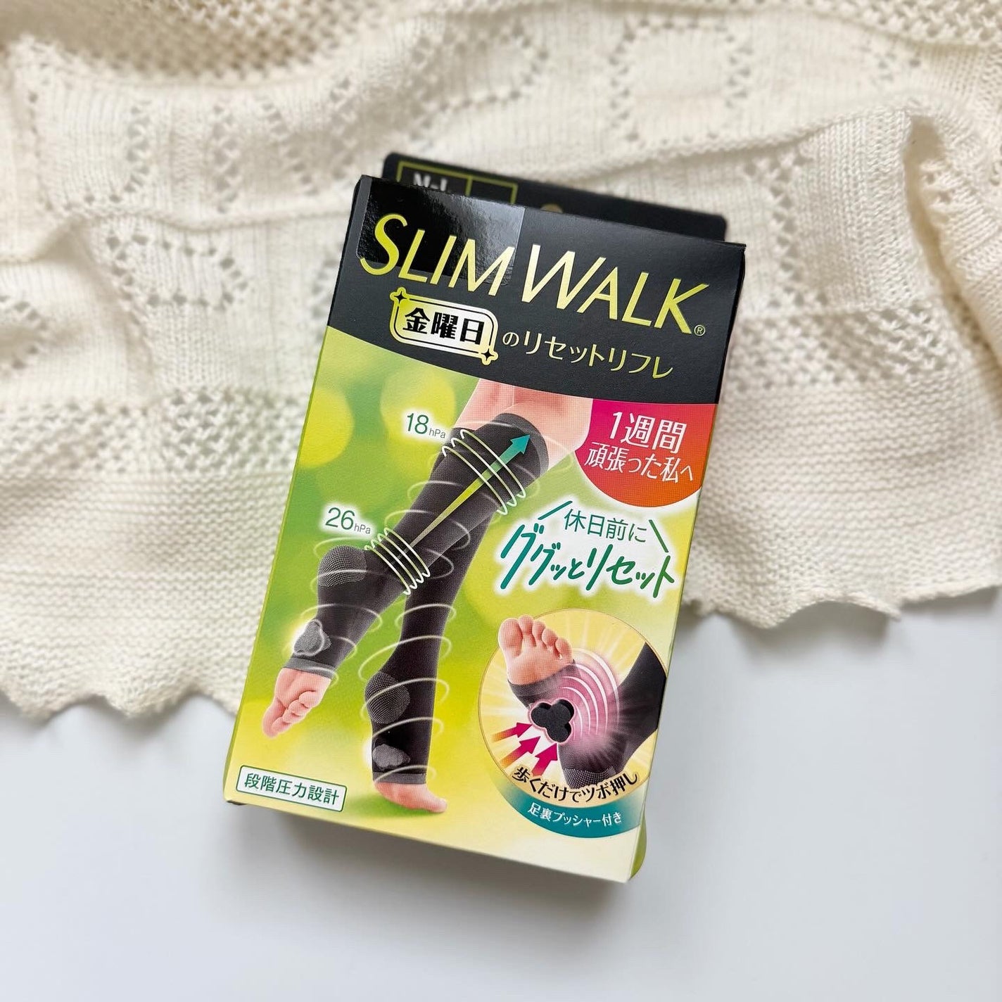 スリムウォーク® 金曜日のリセットリフレ/SLIMWALK/着圧ソックス・レギンスを使ったクチコミ(5枚目)