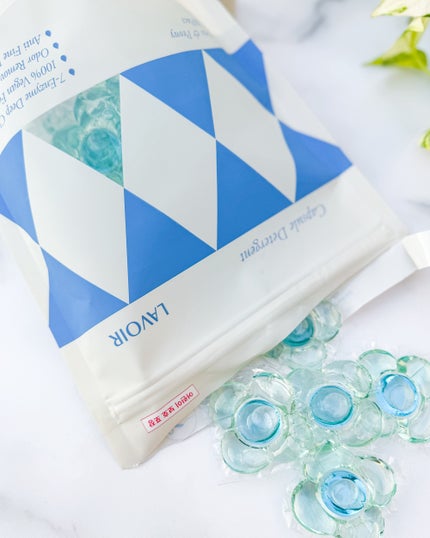 パフュームヴィーガン柔軟剤 ホワイトムスク&アンバー/LAVOIR/柔軟剤を使ったクチコミ(2枚目)