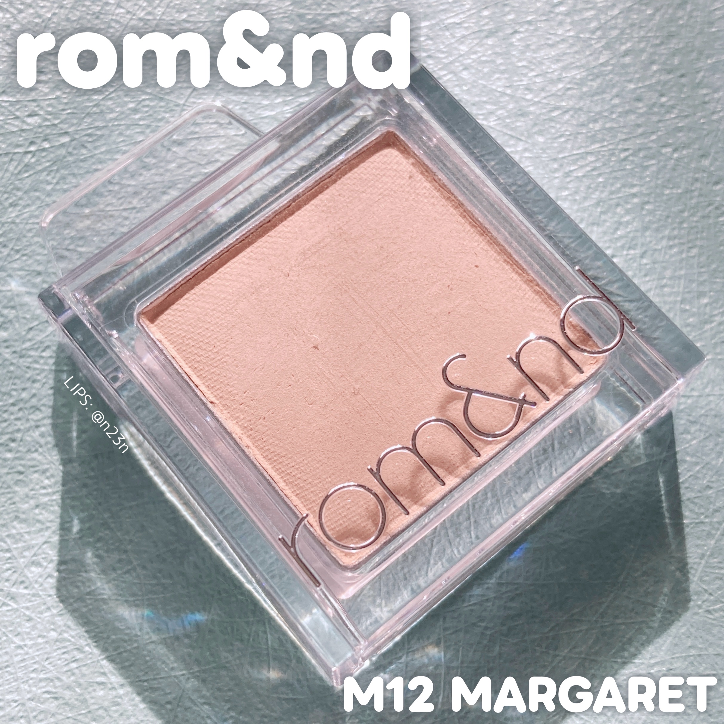 スライドインシングル/rom&nd/単色アイシャドウを使ったクチコミ（1枚目）