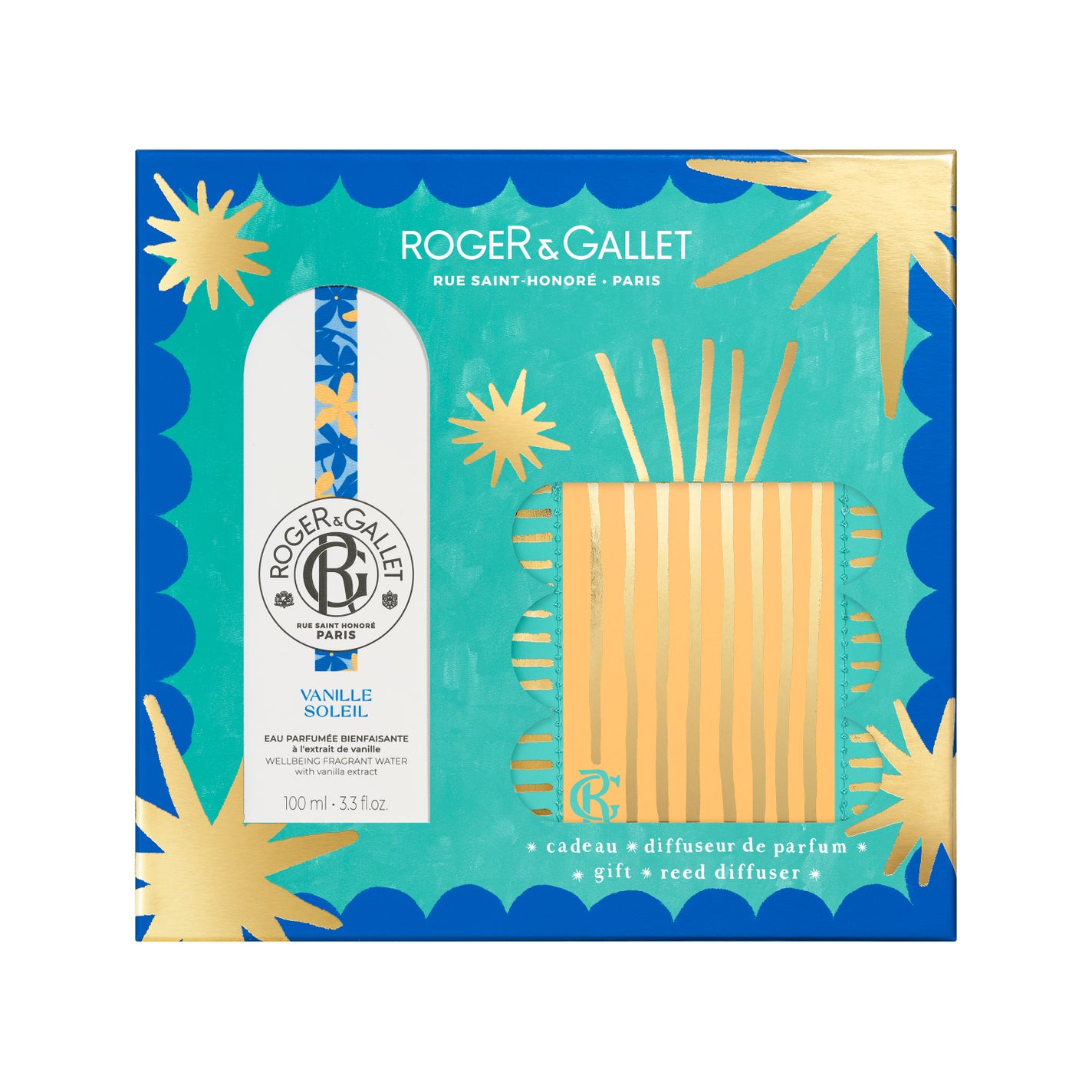 オ パフュメ & ディフューザー コフレ バニラソレイユ ロジェ・ガレ