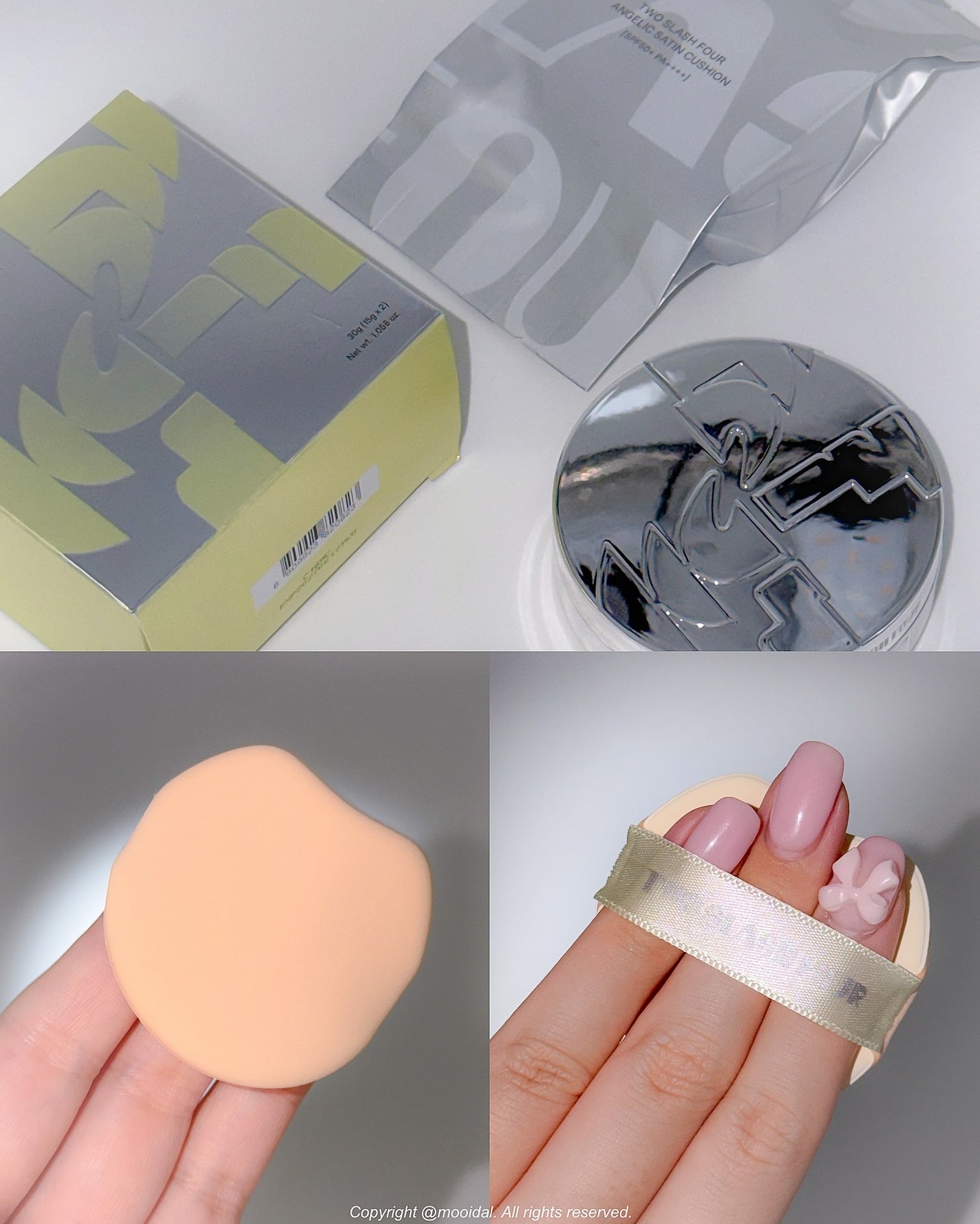 エンジェリックサテンクッション/TWO SLASH FOUR/クッションファンデーションを使ったクチコミ(6枚目)