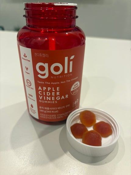 アップルサイダービネガーグミ/goli/健康サプリメントを使ったクチコミ(2枚目)
