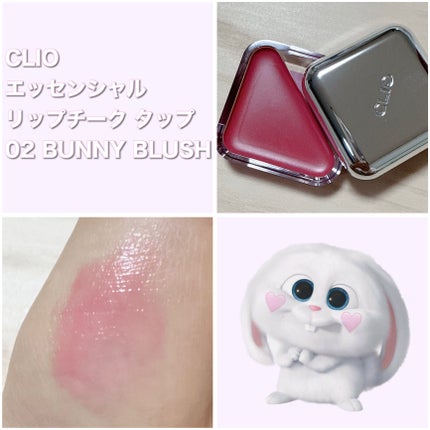 エッセンシャル リップチーク タップ/CLIO/ジェル・クリームチークを使ったクチコミ(1枚目)