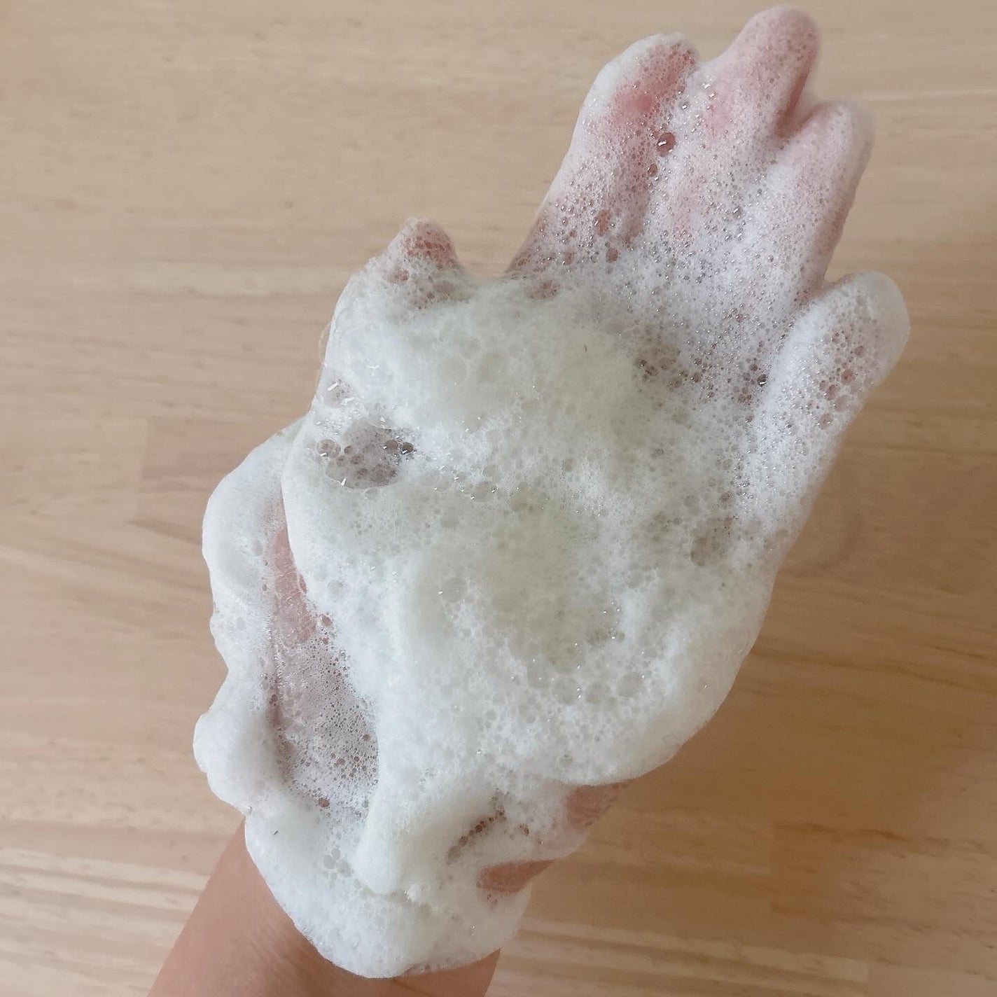 プレミアムもちソープ「グリーンアルティザン」/アレンシア/その他洗顔料を使ったクチコミ(4枚目)