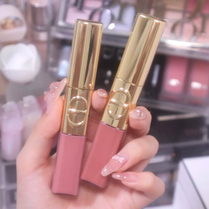 ルージュ ディオール シークイン リキッド デュオ(ホリデーコレクション 2025 限定品)/Dior/口紅・グロス・リップライナー・リップケアを使ったクチコミ(1枚目)