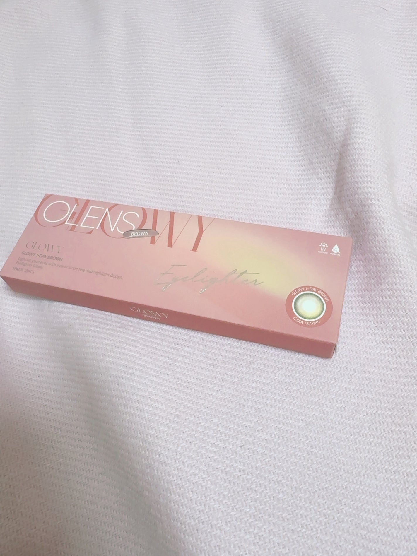 Glowy 1day/OLENS/ワンデー(1DAY)カラコンを使ったクチコミ(2枚目)