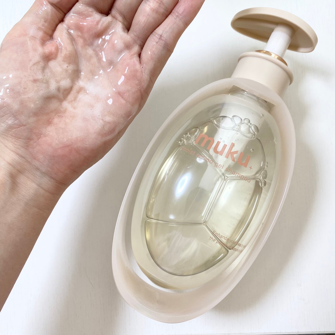 ムク+ モイスト アミノジェル シャンプー/ヘアトリートメント/muku+/市販シャンプーを使ったクチコミ(3枚目)