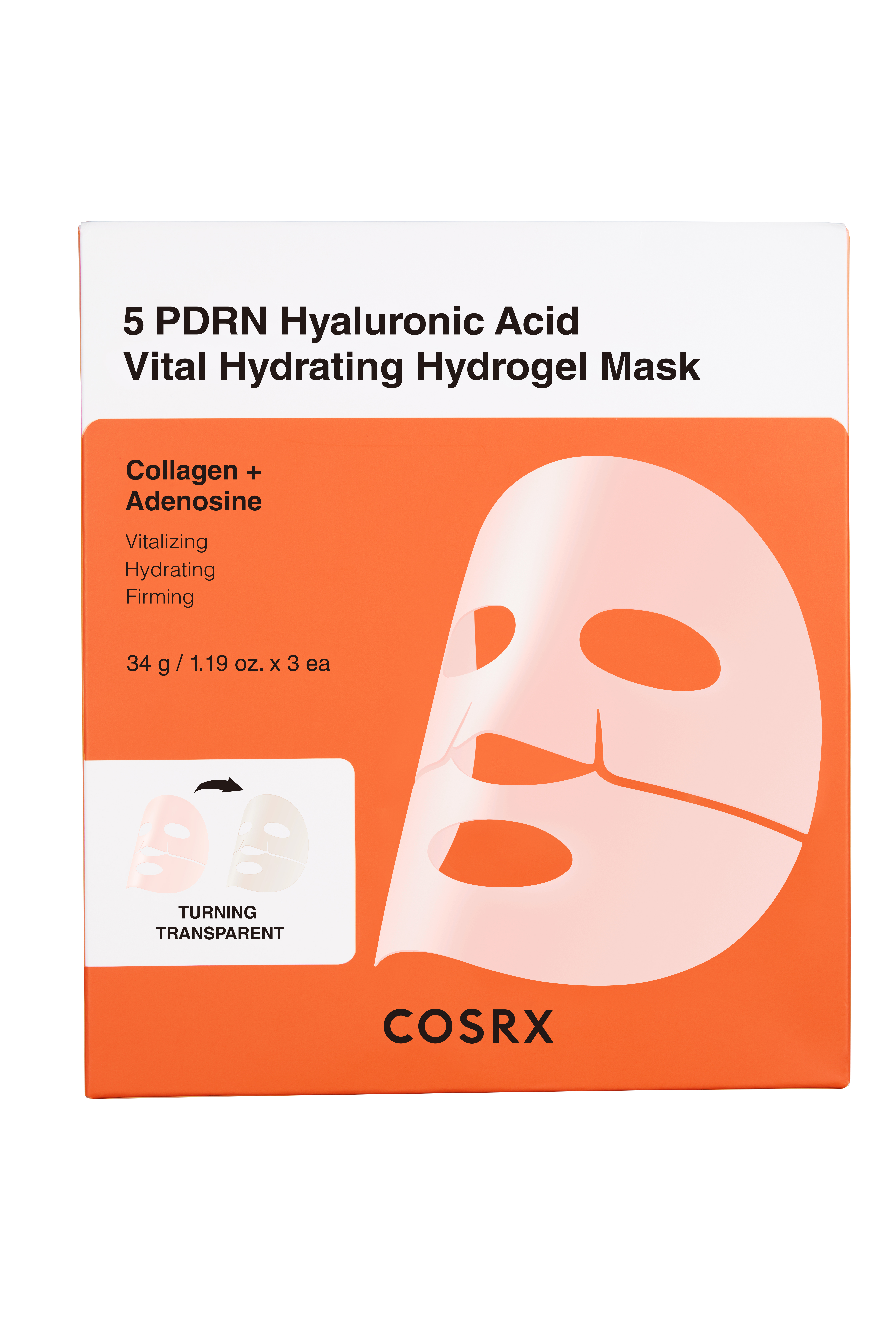 5 PDRN ヒアルロン酸 バイタル ハイドレイティング ハイドロゲルマスク / COSRX
