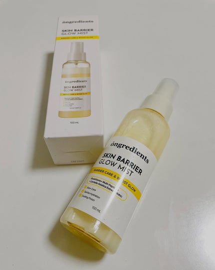 オングリディエンツ スキンバリアグローミスト/Ongredients/ミスト状化粧水を使ったクチコミ(4枚目)