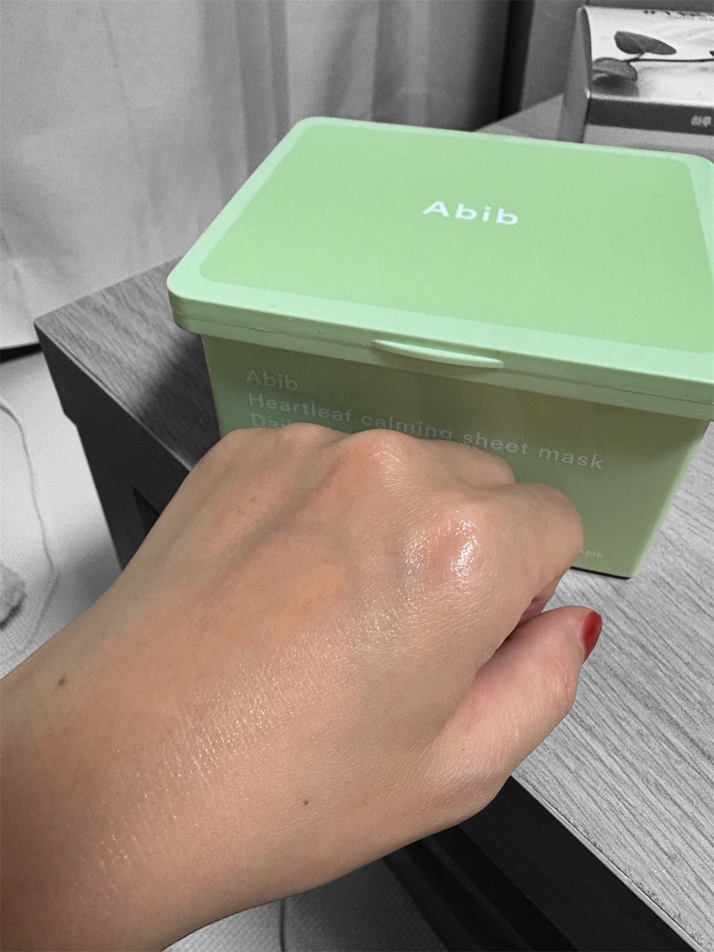 ドクダミシートマスクデイリーピック/Abib /シートマスク・パックを使ったクチコミ(3枚目)