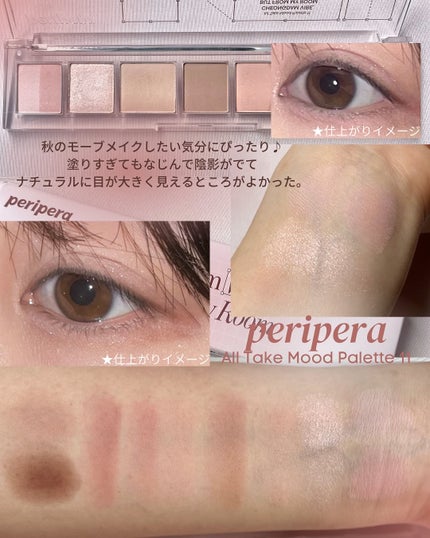 オール テイク ムード パレット(24AD)/PERIPERA/アイシャドウパレットを使ったクチコミ(4枚目)