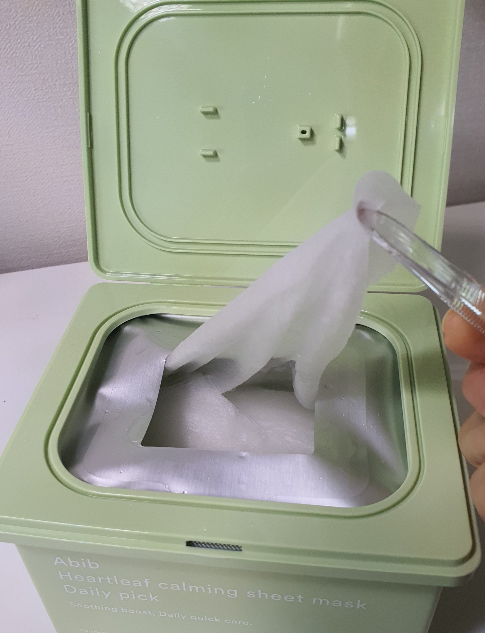 ドクダミシートマスクデイリーピック/Abib /シートマスク・パックを使ったクチコミ（2枚目）