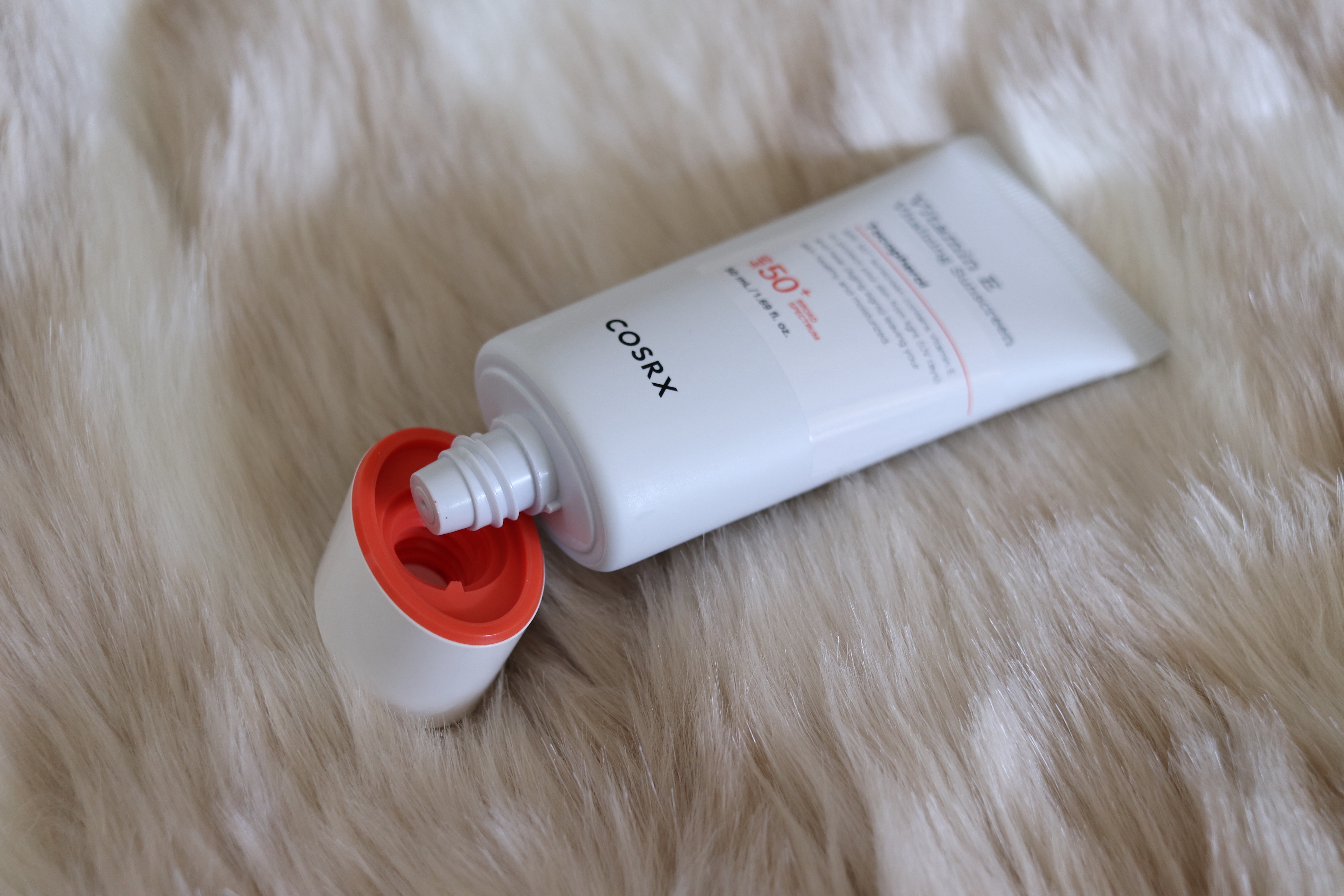 ビタミンEバイタライジングUVクリーム　SFP50＋/COSRX/日焼け止めクリームを使ったクチコミ（2枚目）