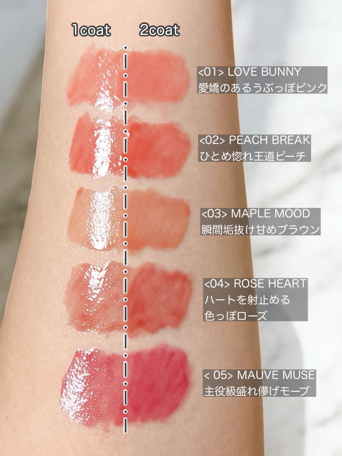 ボリューミングカラーグロス/CandyDoll/リップグロスを使ったクチコミ(3枚目)