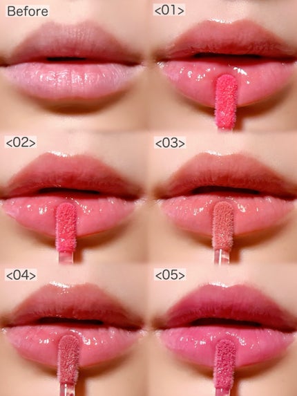 ボリューミングカラーグロス/CandyDoll/リップグロスを使ったクチコミ(4枚目)