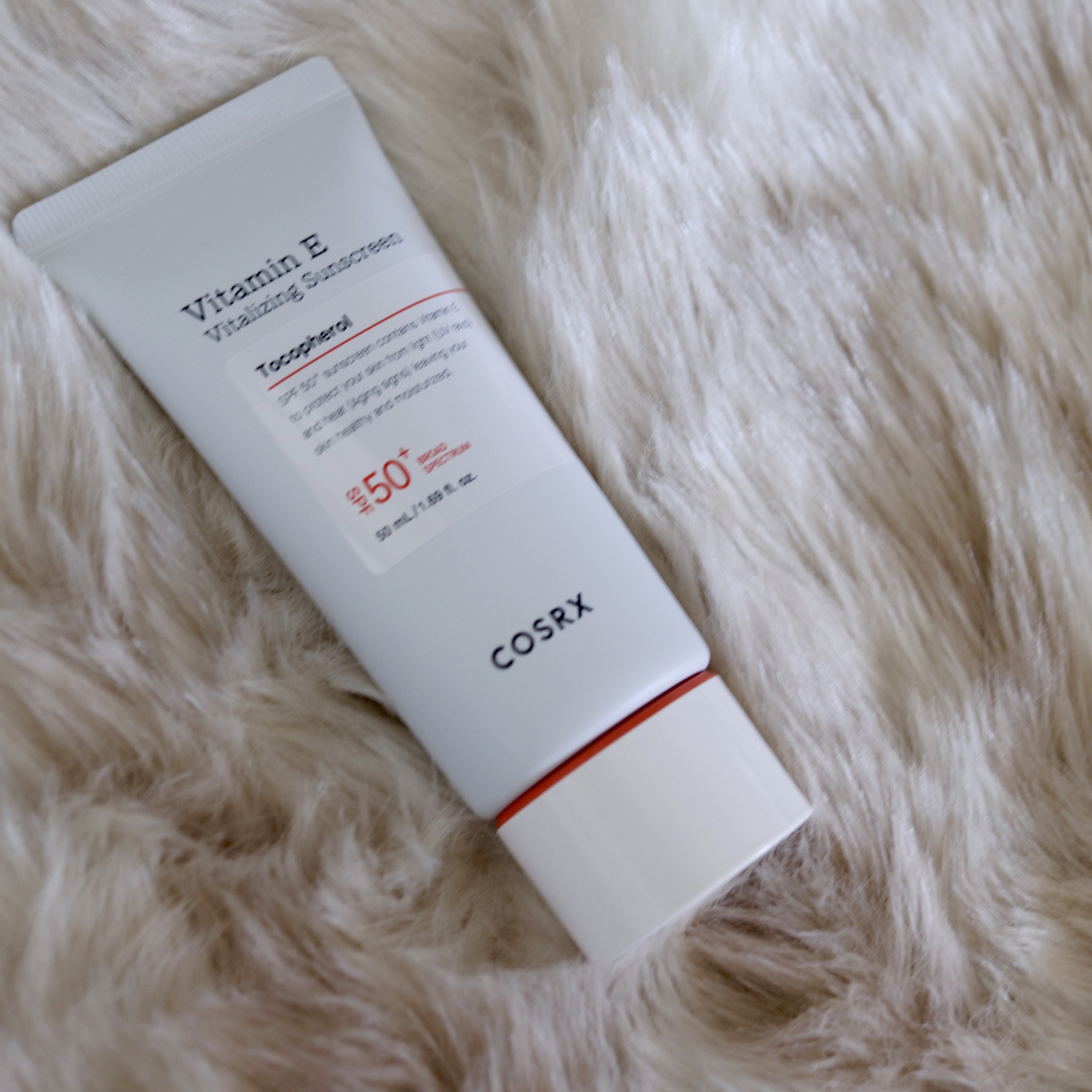 ビタミンEバイタライジングUVクリーム　SFP50＋/COSRX/日焼け止めクリームを使ったクチコミ（1枚目）