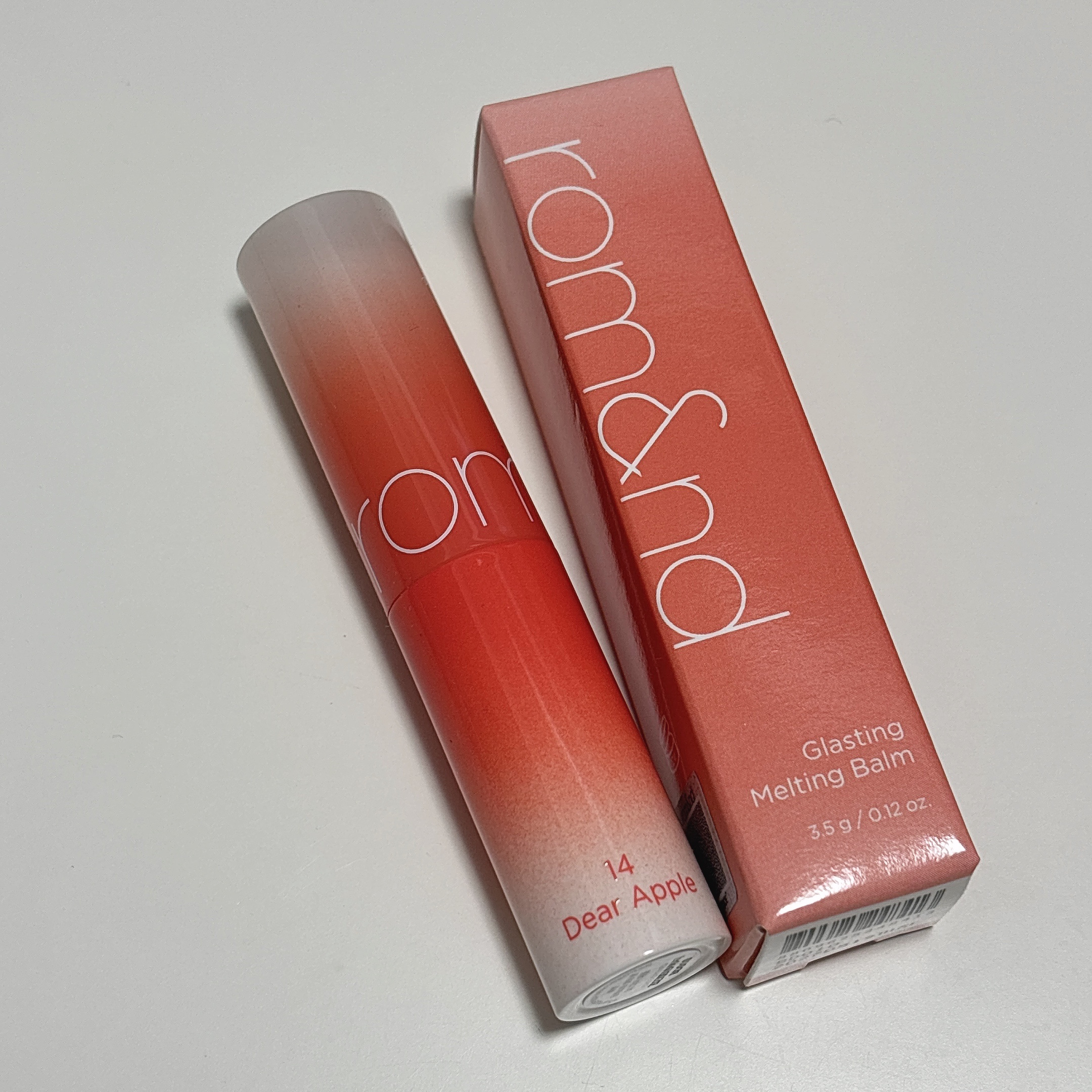 グラスティングメルティングバーム/rom&nd/リップバームを使ったクチコミ（1枚目）