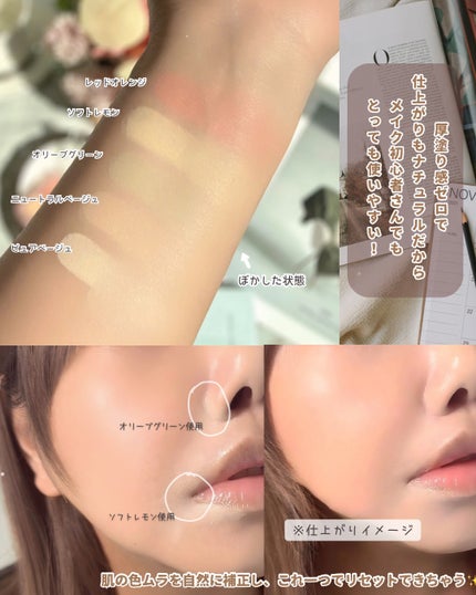 コンシールブレンダーパレット/LUNA/パレットコンシーラーを使ったクチコミ(4枚目)