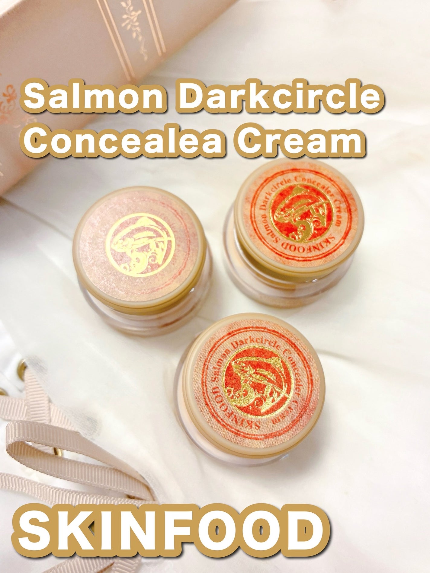 サーモンダークサークルコンシーラー/SKINFOOD/クリームコンシーラーを使ったクチコミ(2枚目)