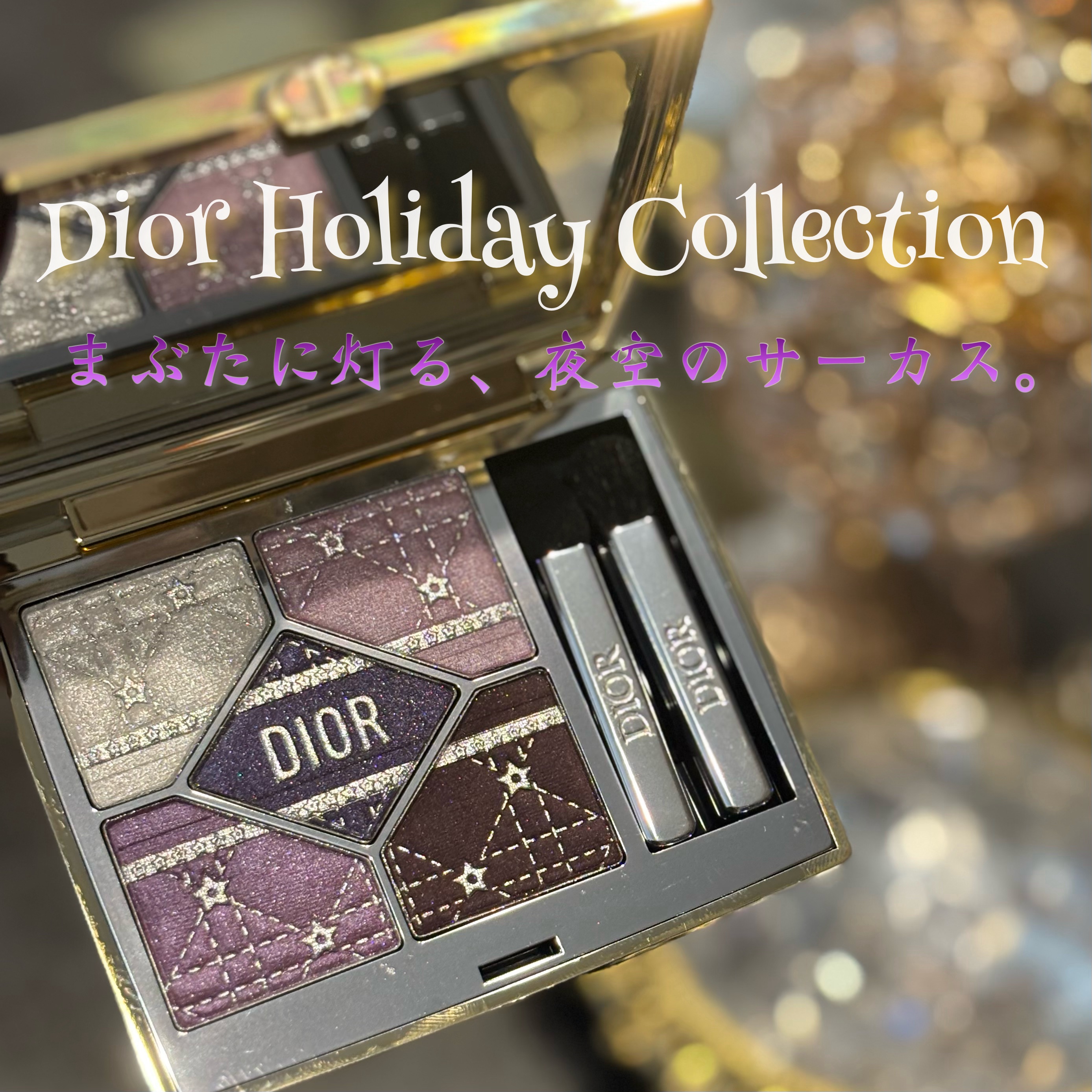 ディオールショウ サンク クルール（ホリデーコレクション 2025 限定品）/Dior/アイシャドウを使ったクチコミ（1枚目）