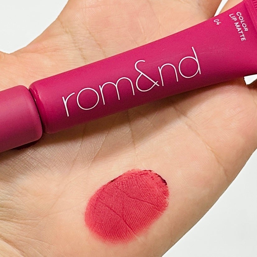 カラーリップマット/rom&nd/口紅を使ったクチコミ(2枚目)