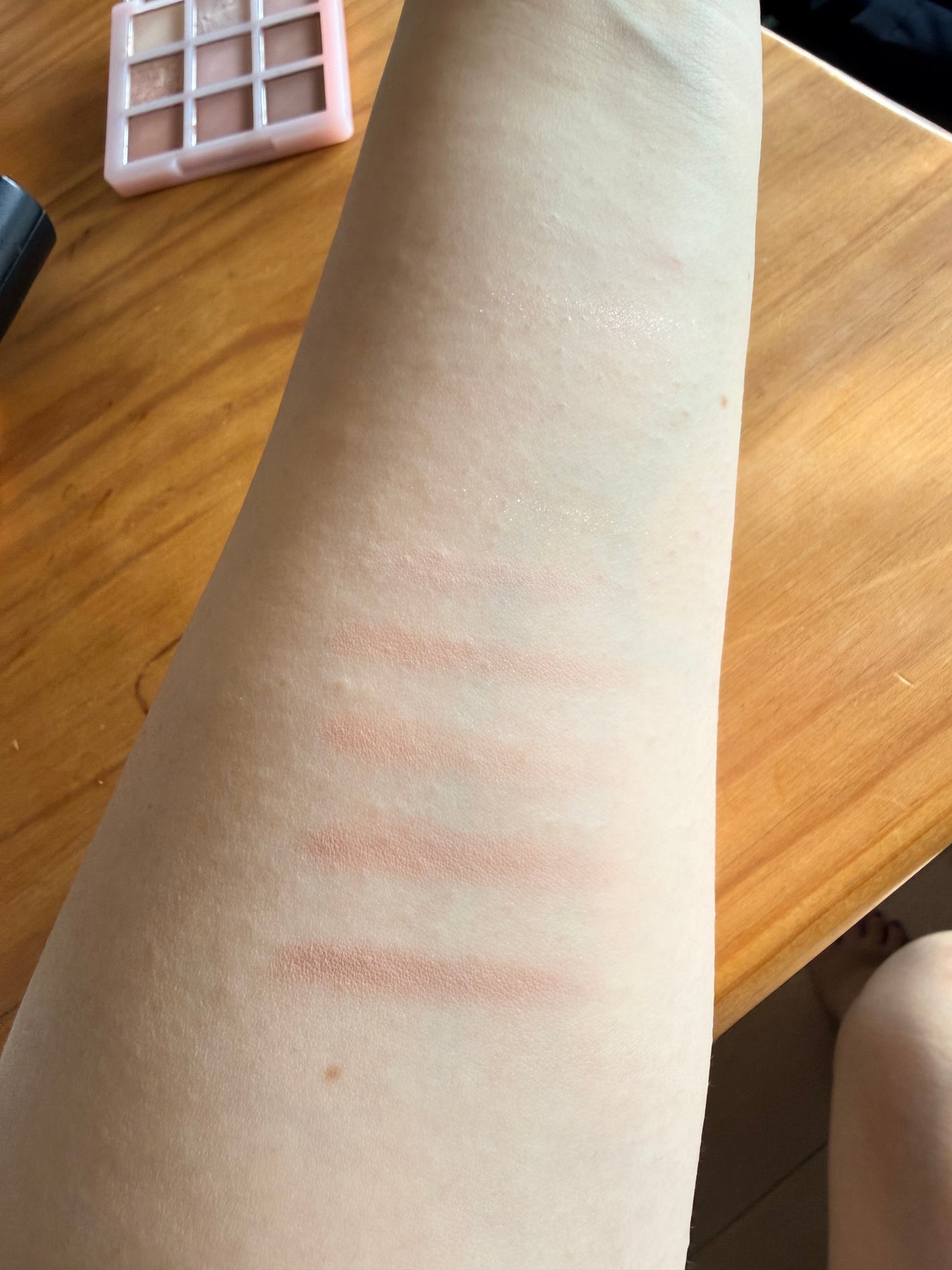 just blushed 9色アイシャドウパレット/SHEGLAM/アイシャドウパレットを使ったクチコミ(2枚目)