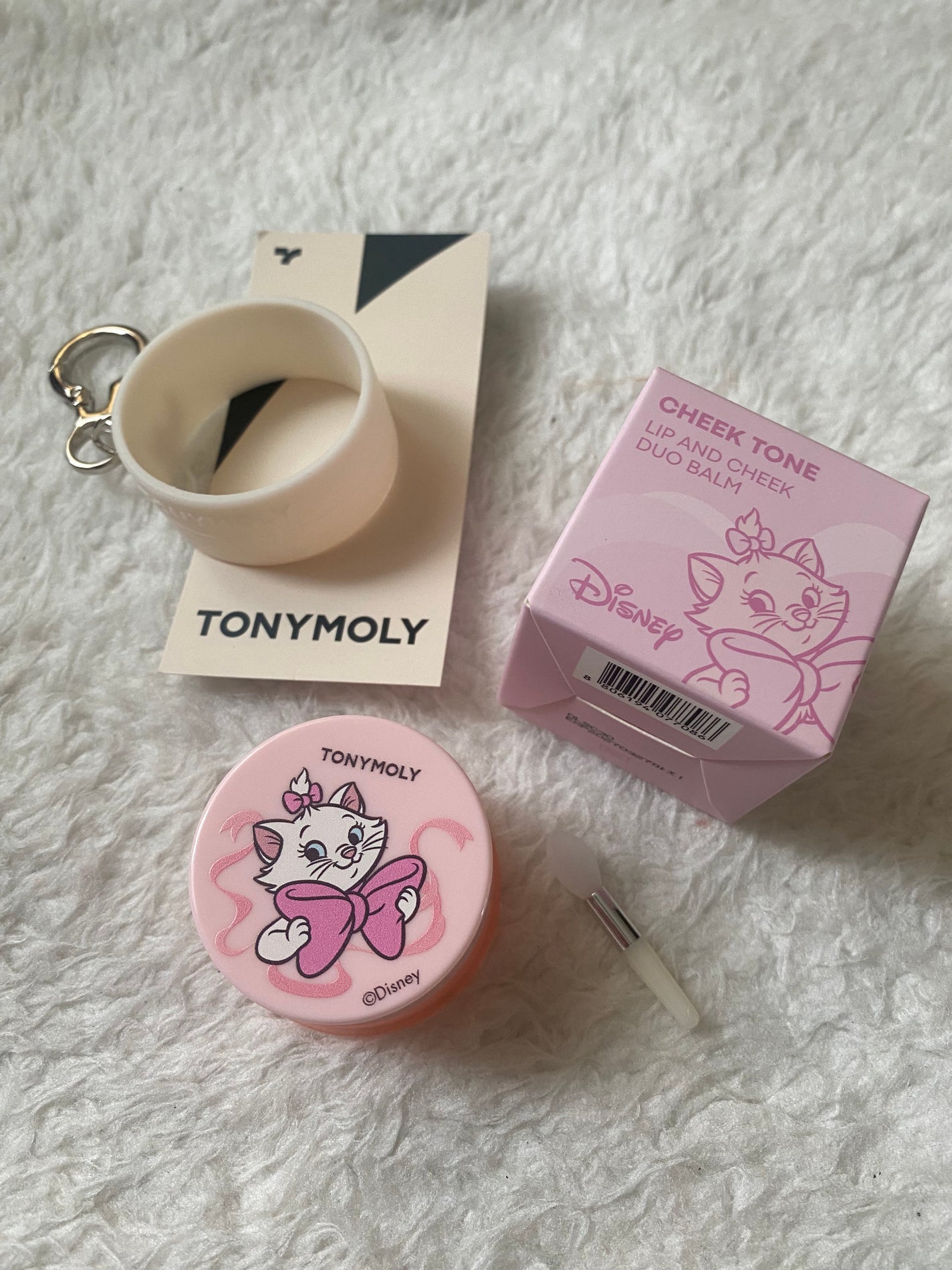 チークトーン リップ&チーク デュオバーム/TONYMOLY/口紅を使ったクチコミ(4枚目)