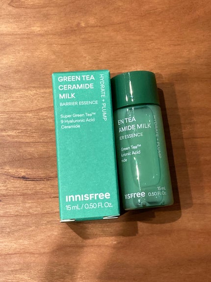 グリーンティー セラミド ミルク エッセンストナー/innisfree/化粧水を使ったクチコミ(1枚目)