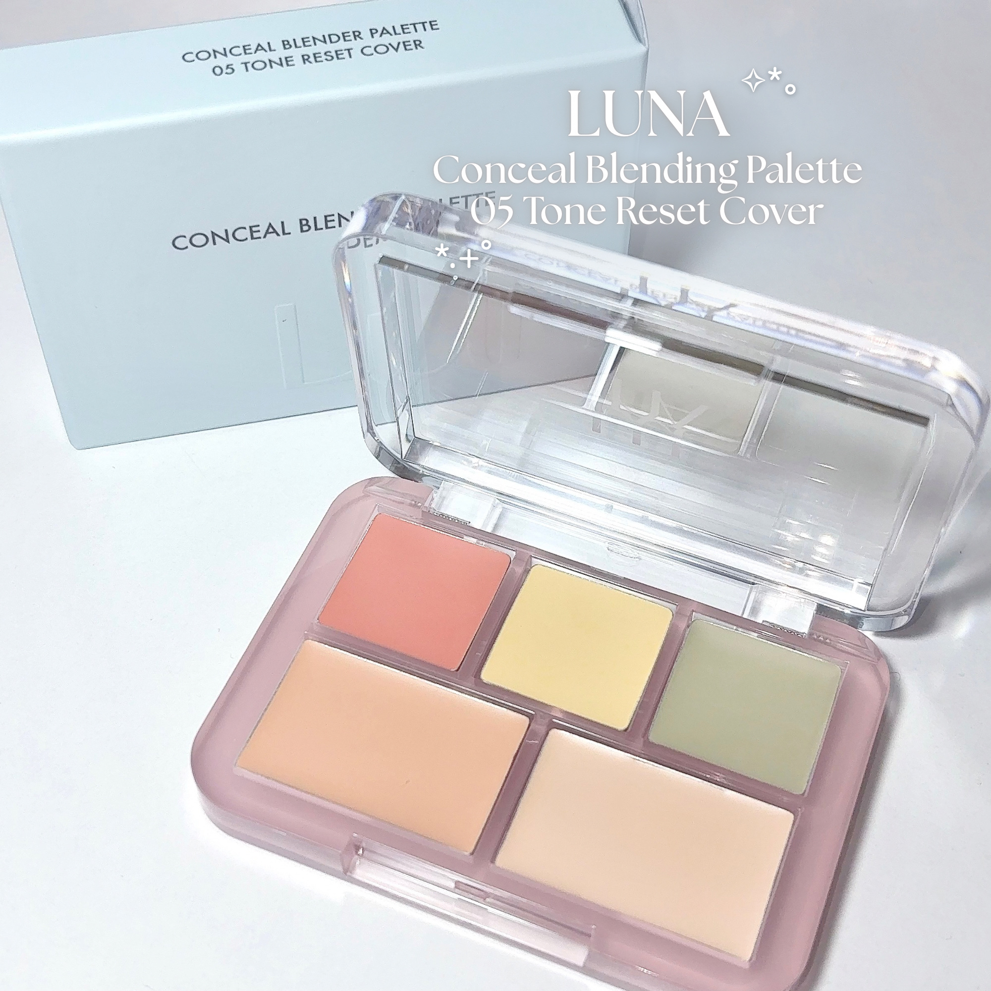 コンシールブレンダーパレット/LUNA/パレットコンシーラーを使ったクチコミ（1枚目）