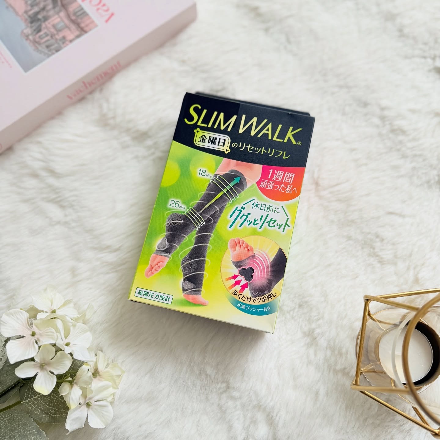 スリムウォーク® 金曜日のリセットリフレ/SLIMWALK/着圧ソックス・レギンスを使ったクチコミ（1枚目）