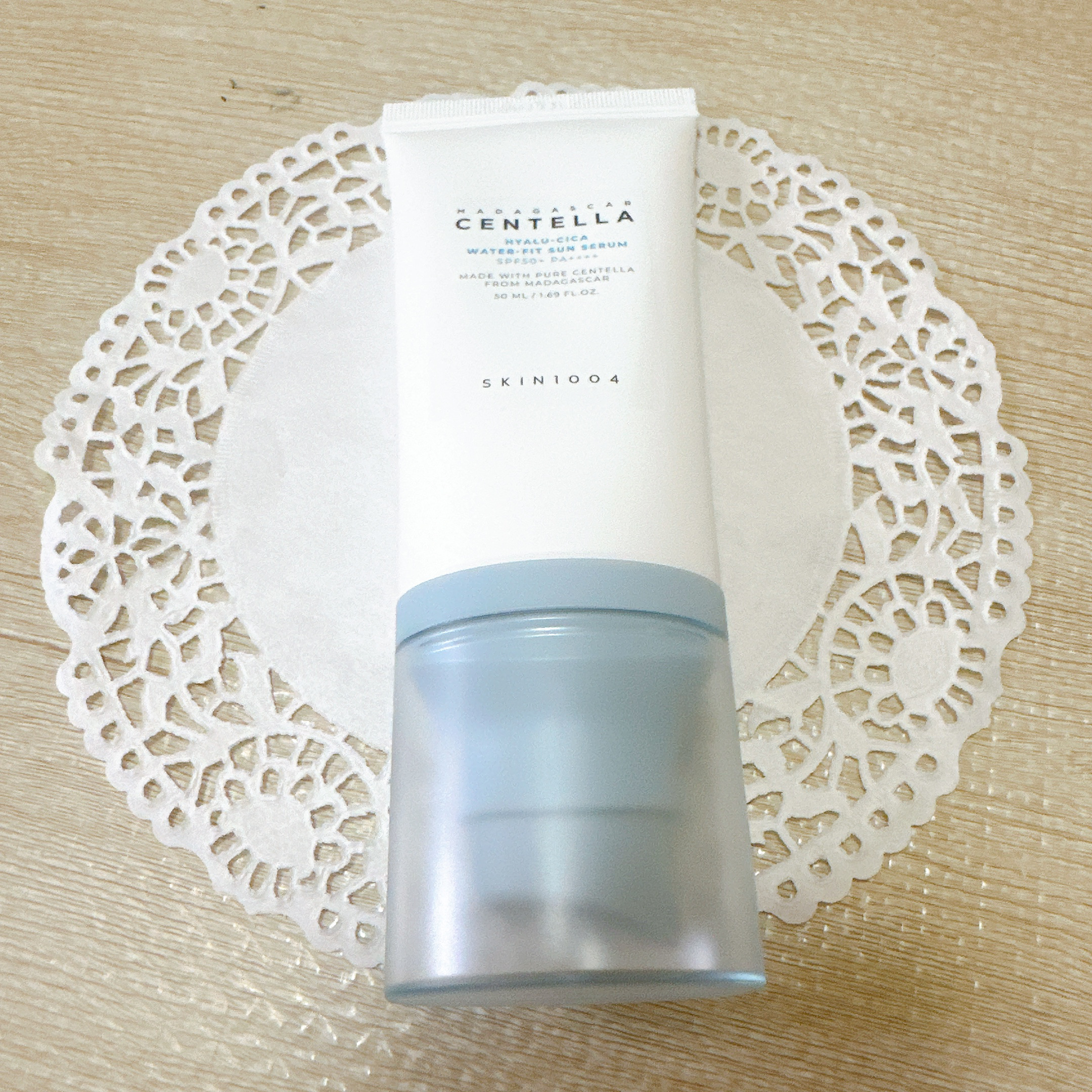 ヒアルーシカ ウォーターフィット サンセラム/SKIN1004/日焼け止めローションを使ったクチコミ（2枚目）