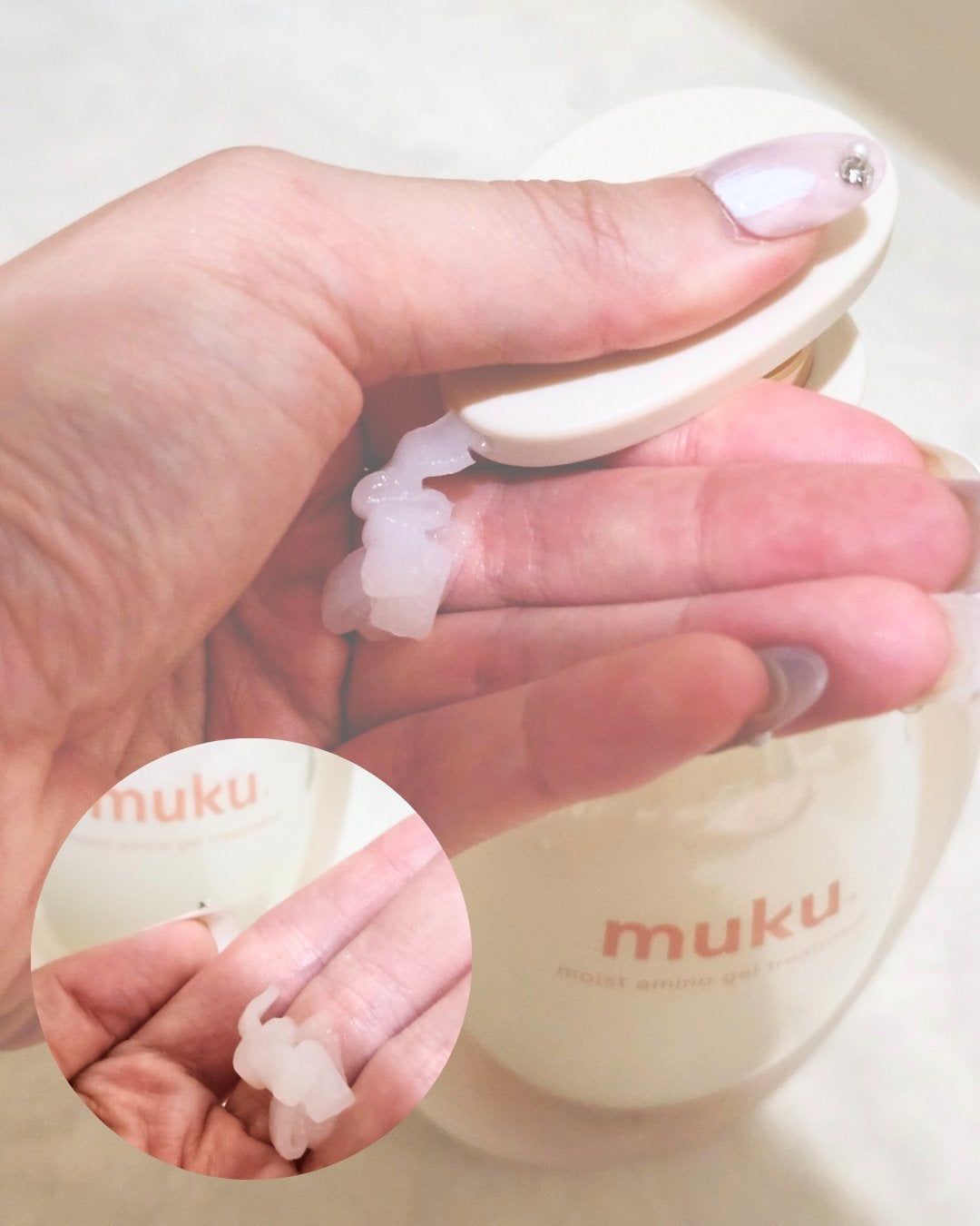 ムク+ モイスト アミノジェル シャンプー/ヘアトリートメント/muku+/市販シャンプーを使ったクチコミ(2枚目)