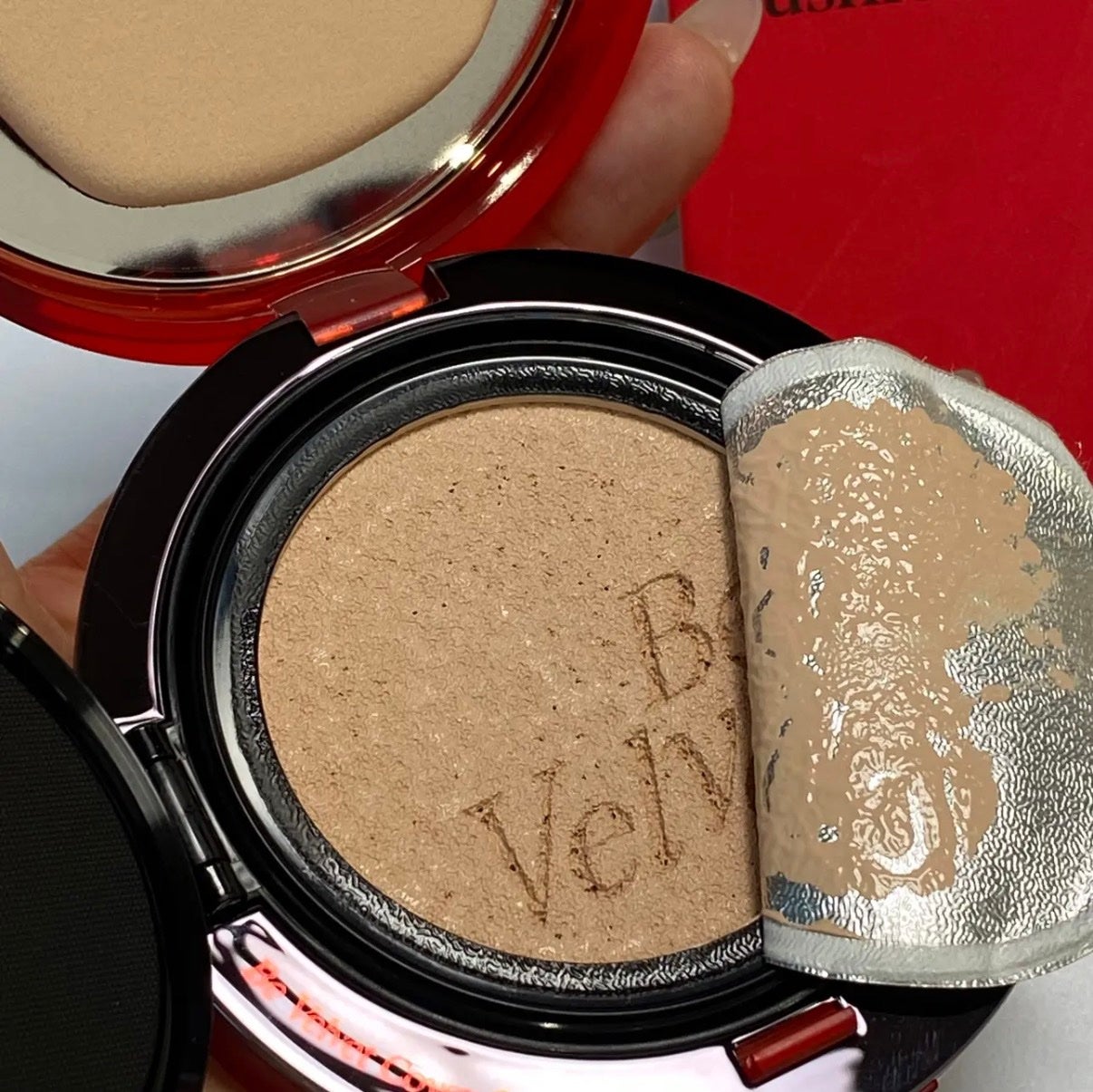 ビーベルベットカバークッション/espoir/クッションファンデーションを使ったクチコミ(2枚目)