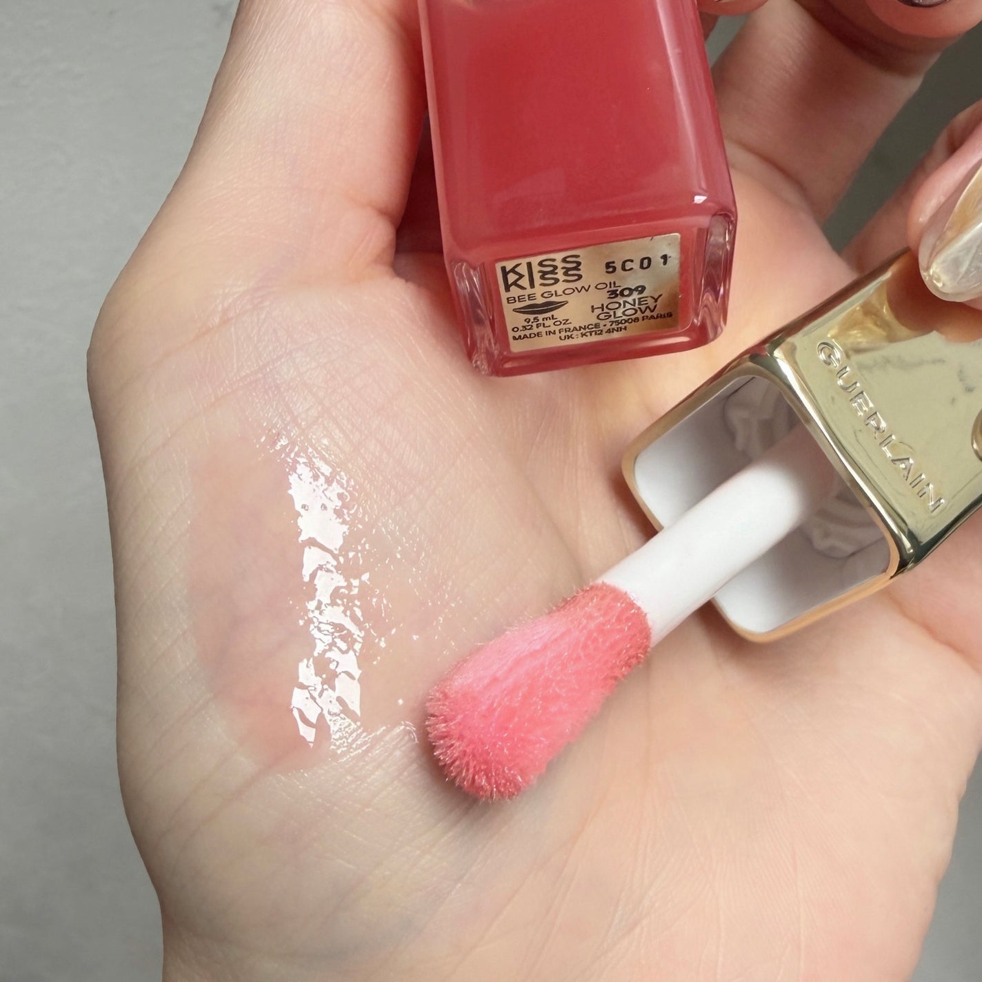 キスキス ビー グロウ オイル/GUERLAIN/リップグロスを使ったクチコミ(2枚目)