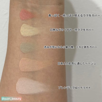 コンシールブレンダーパレット/LUNA/パレットコンシーラーを使ったクチコミ(4枚目)