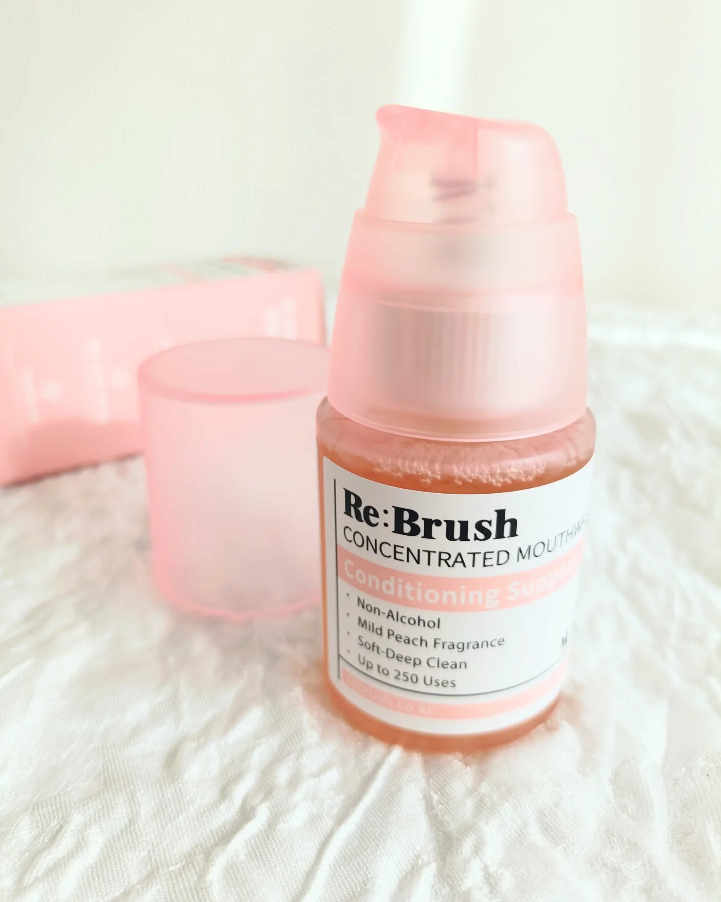 リブラッシュ モモ濃縮マウスウォッシュ/Re:Brush/マウスウォッシュ・スプレーを使ったクチコミ（2枚目）