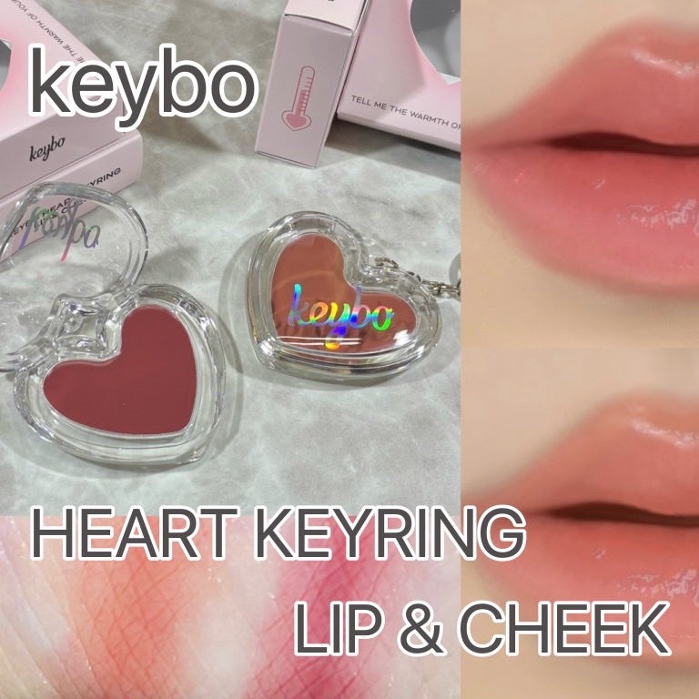 ハートキーリング リップ&チーク/keybo/口紅を使ったクチコミ(1枚目)