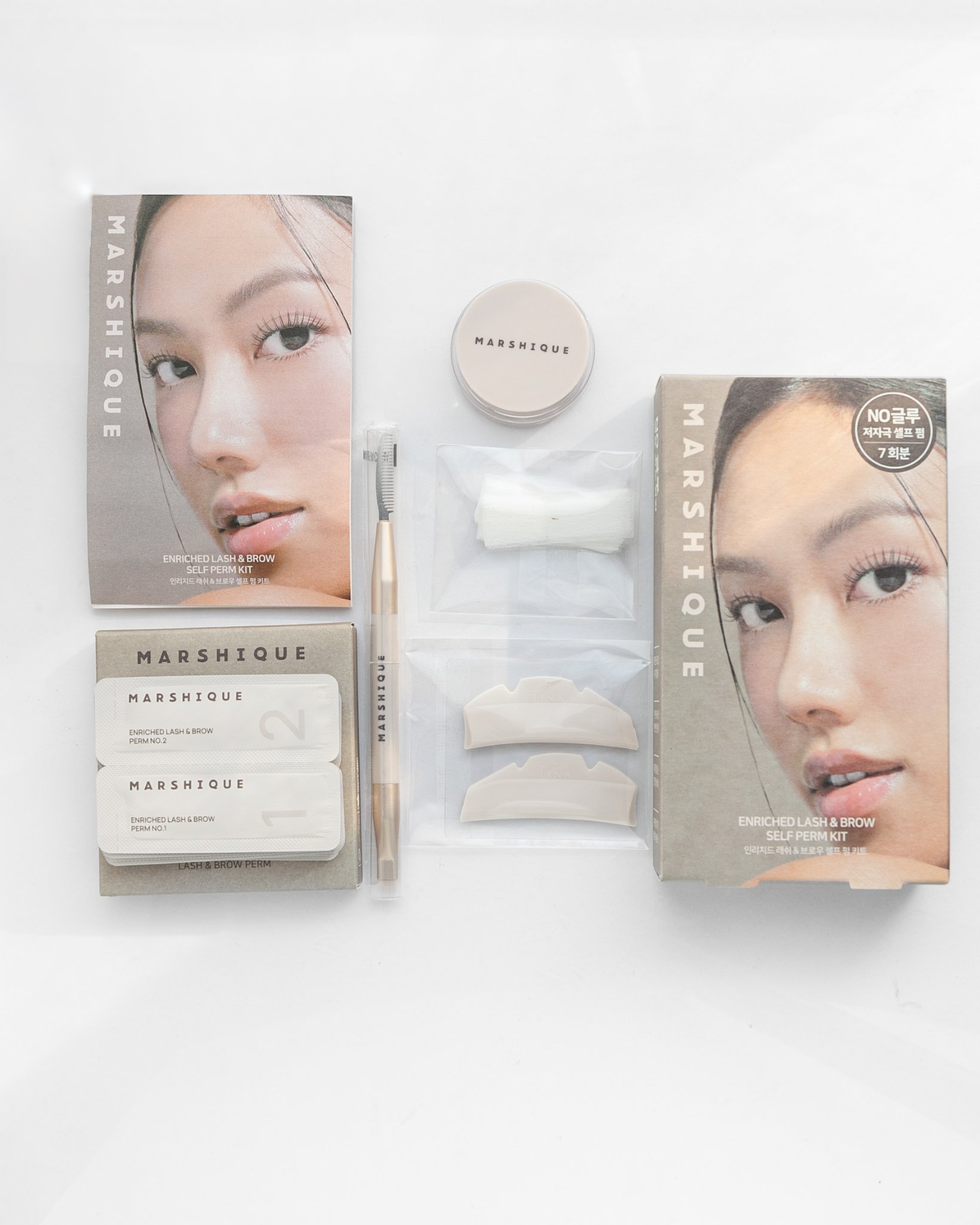 ENRICHED LASH ＆ BROW SELF PERM KIT/MARSHIQUE/その他キットセットを使ったクチコミ（1枚目）