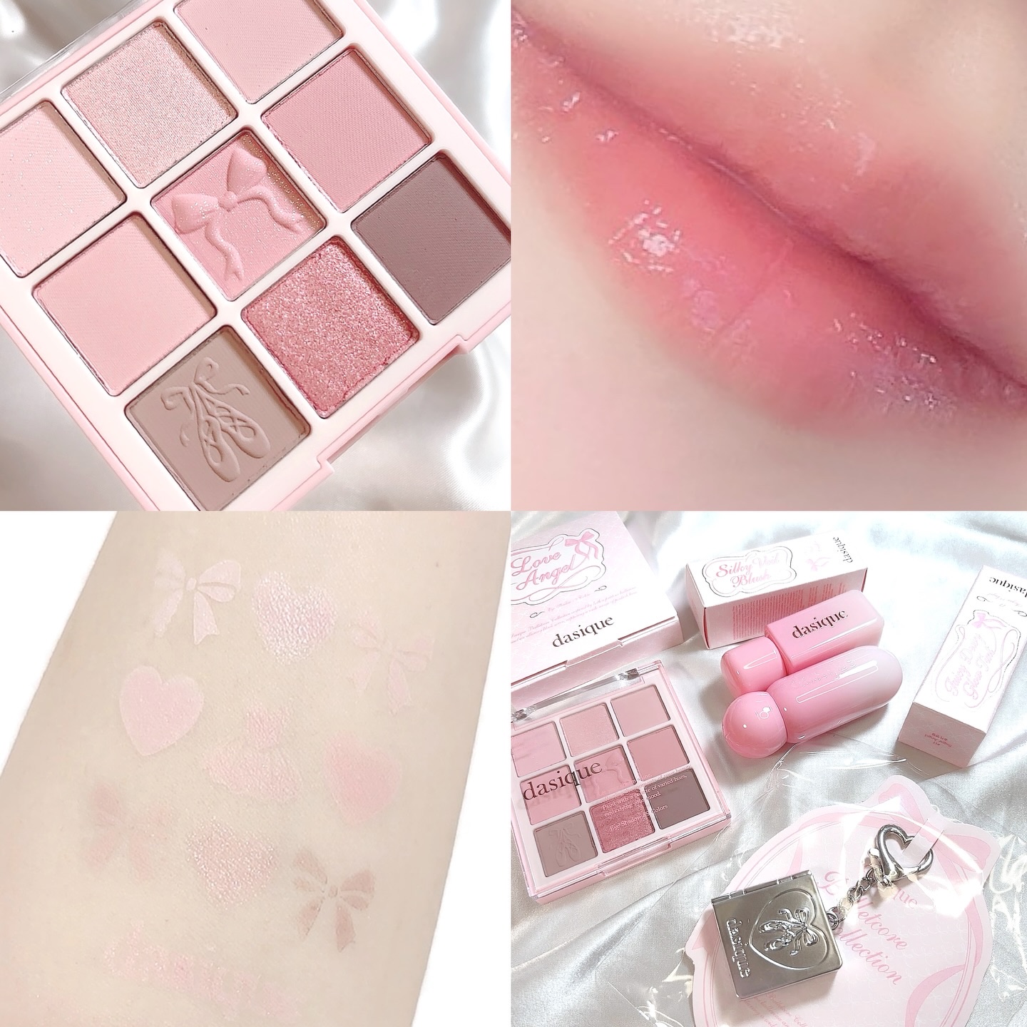 いよいよ明日発売❤️‍🔥デイジークの11月新作
#バレエコアコレクション🩰🎀

ふんわり甘くて儚いニュートラルピンク💖

可愛いLoveAngelセット🪽

シャドウパレット 35 ラブエンジェル
シルキーベールブラッシュ 01 