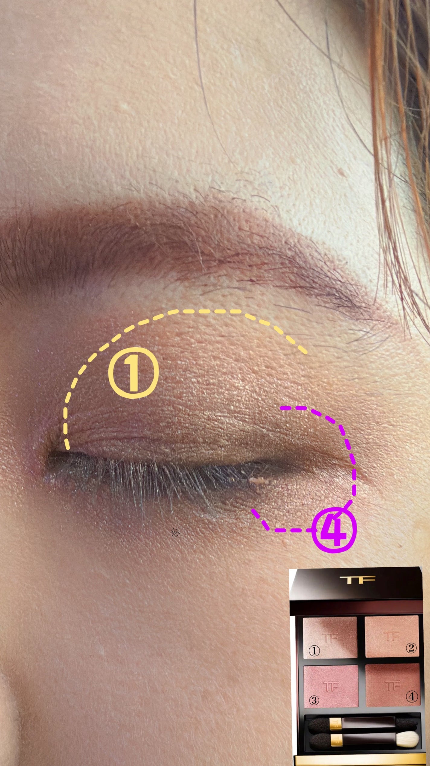 アイ カラー クォード/TOM FORD BEAUTY/アイシャドウパレットを使ったクチコミ(2枚目)