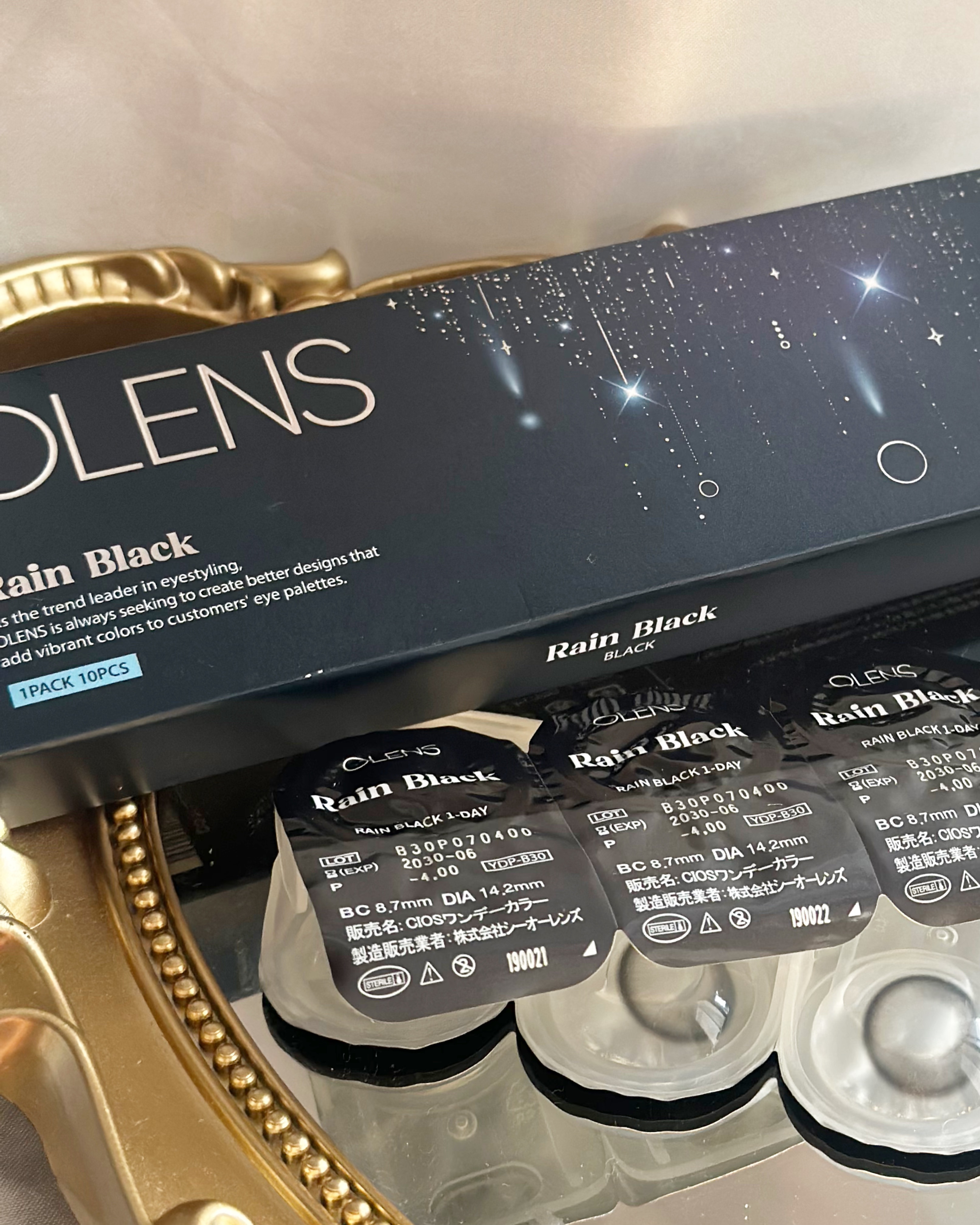 Rain 1day/OLENS/ワンデー（１DAY）カラコンを使ったクチコミ（1枚目）