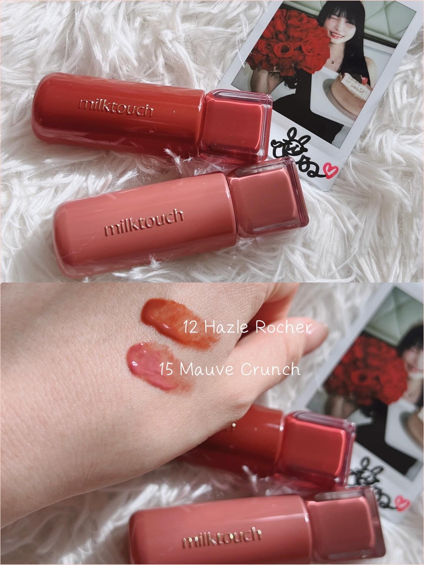 ジェリーフィットティンティッドグロウティント/Milk Touch/リップティントを使ったクチコミ(2枚目)