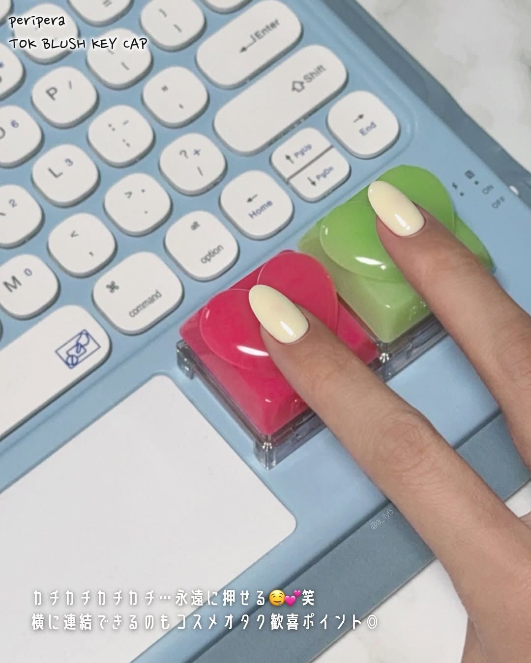 ペリペラ トック ブラッシュ キーキャップ/PERIPERA/パウダーチークを使ったクチコミ（2枚目）