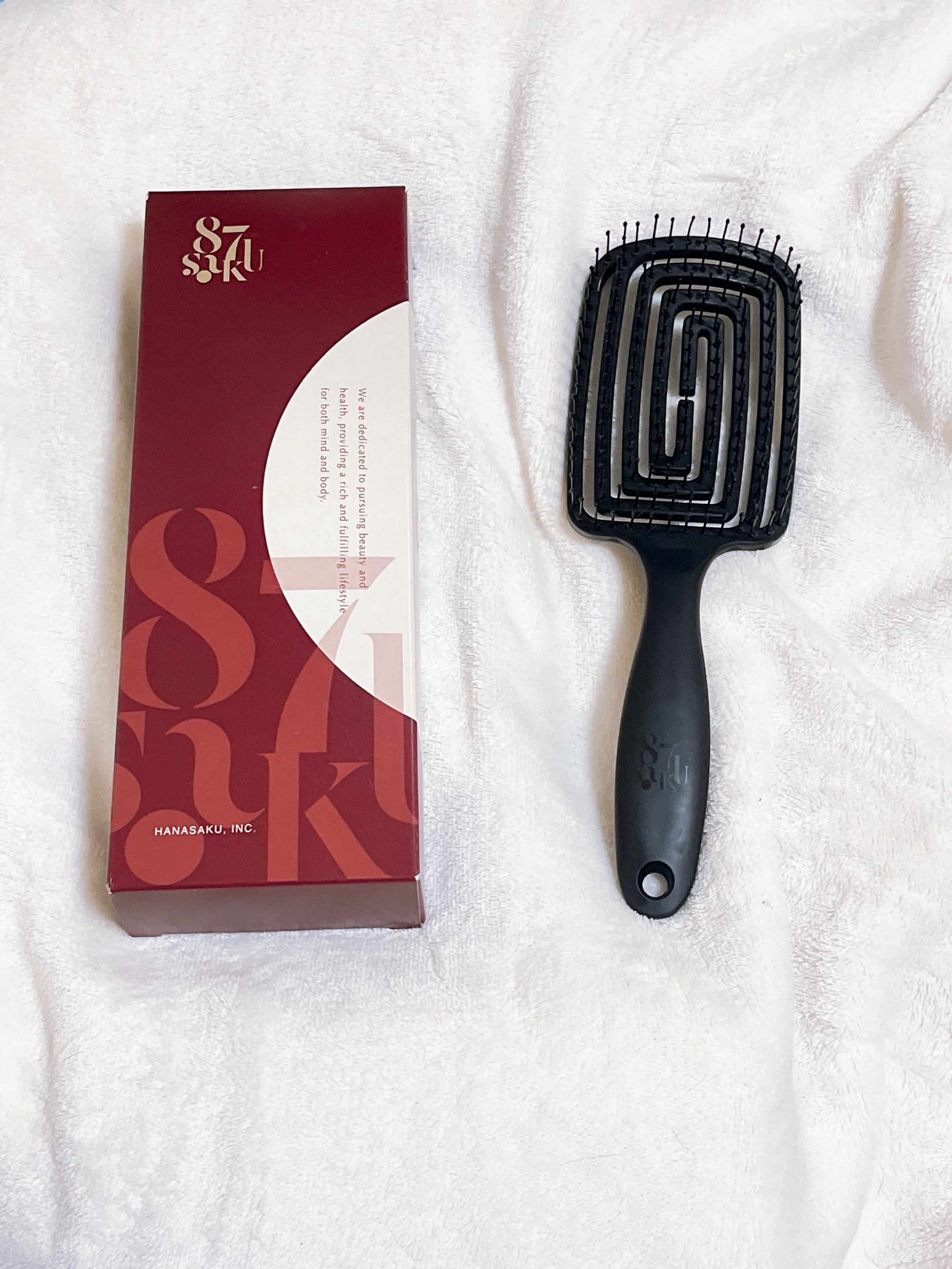 87saku ハナサク 速乾ブラシ/87saku/ヘアブラシを使ったクチコミ（2枚目）