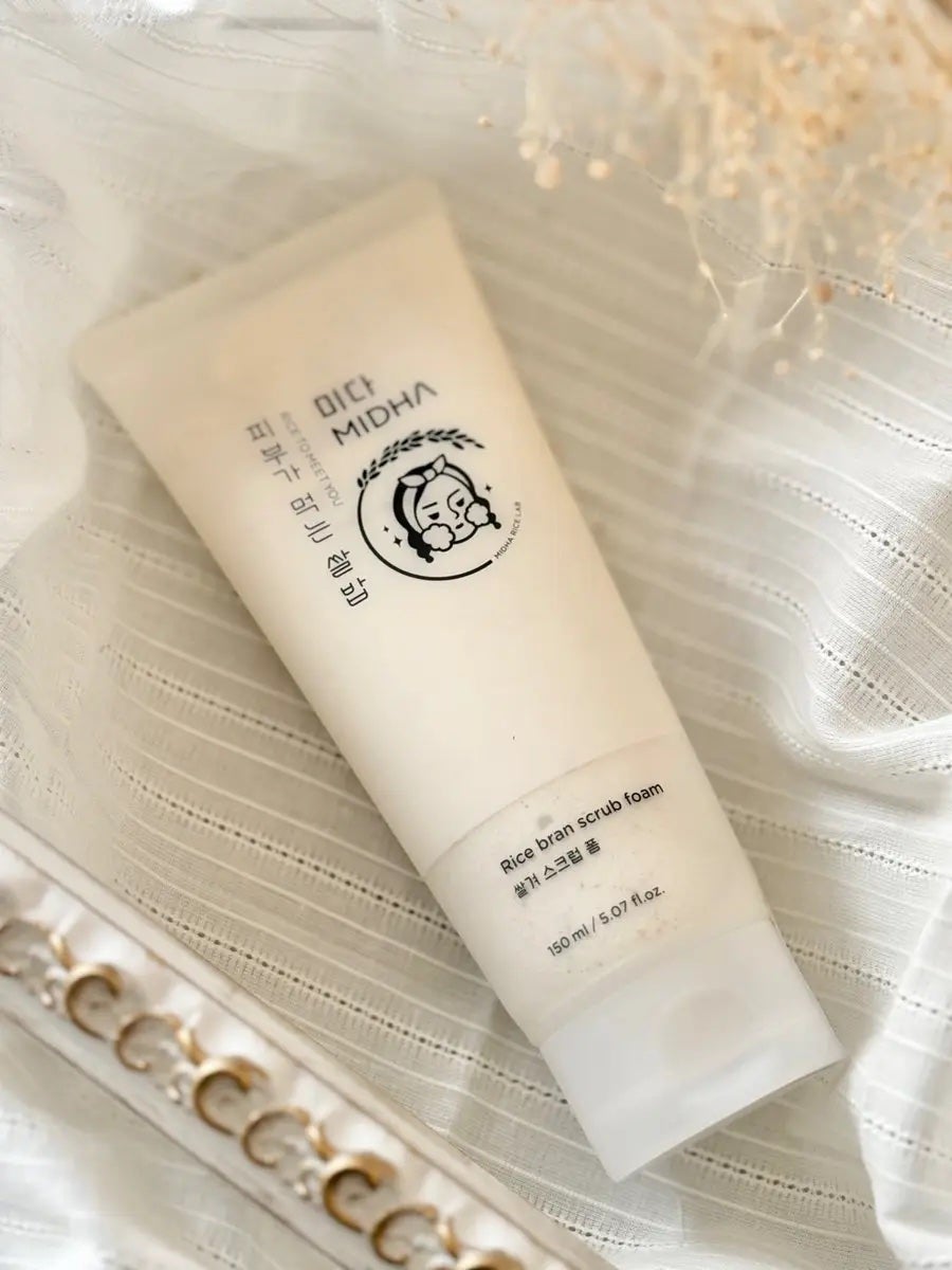 米ぬか スクラブ クレンジング 洗顔フォーム/MIDHA/洗顔フォームを使ったクチコミ(4枚目)