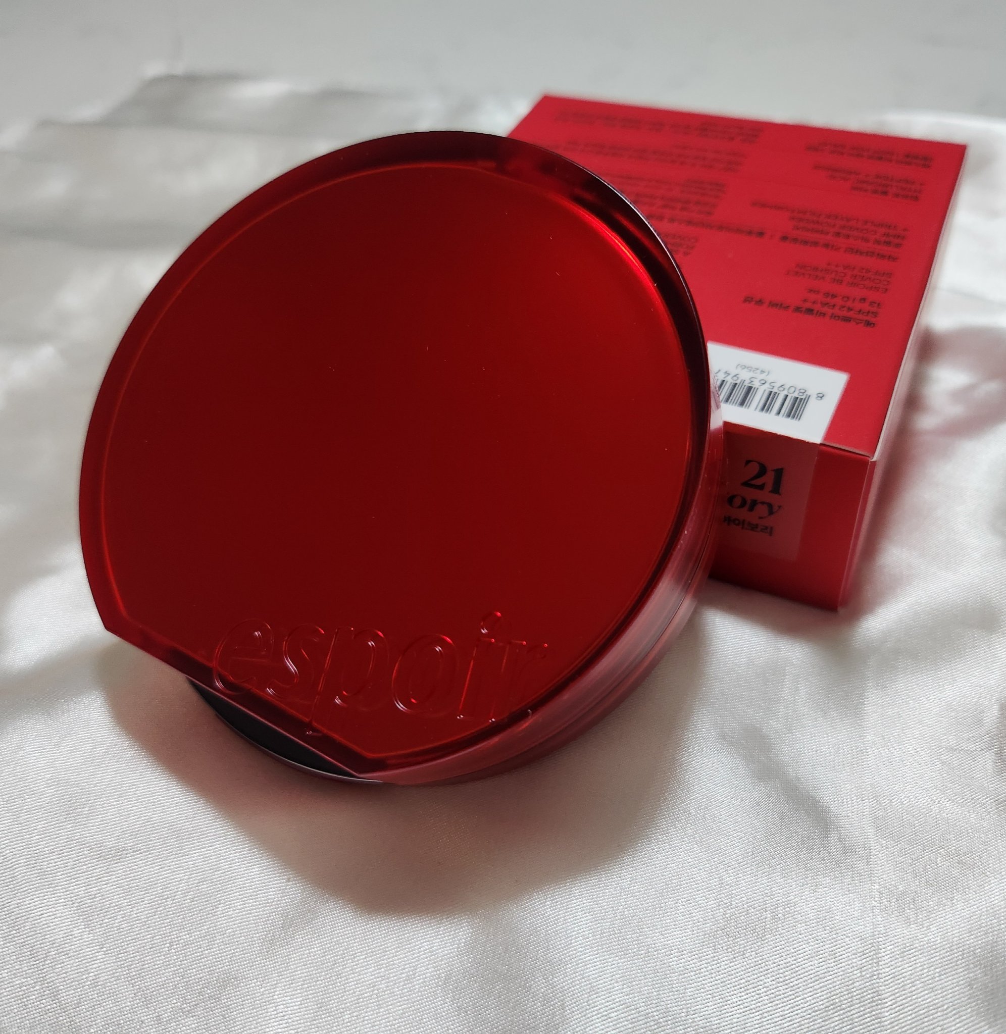 ビーベルベットカバークッション/espoir/クッションファンデーションを使ったクチコミ（1枚目）