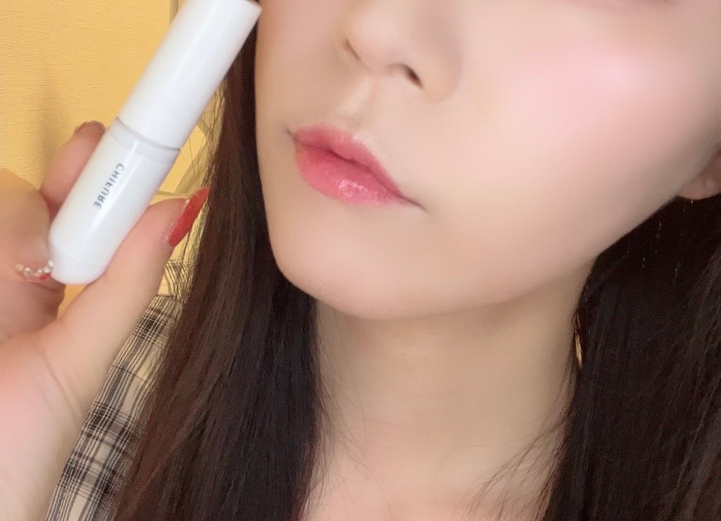 ティント リップ ジェル/ちふれ/リップティントを使ったクチコミ(4枚目)