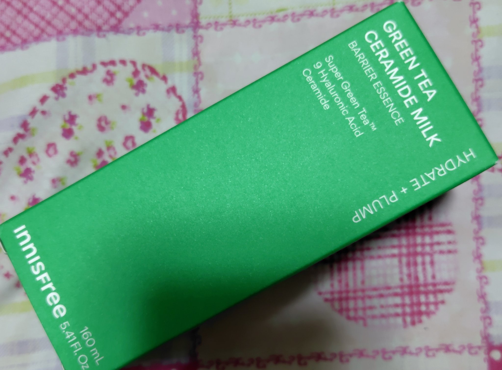 グリーンティー セラミド ミルク エッセンストナー/innisfree/化粧水を使ったクチコミ（1枚目）